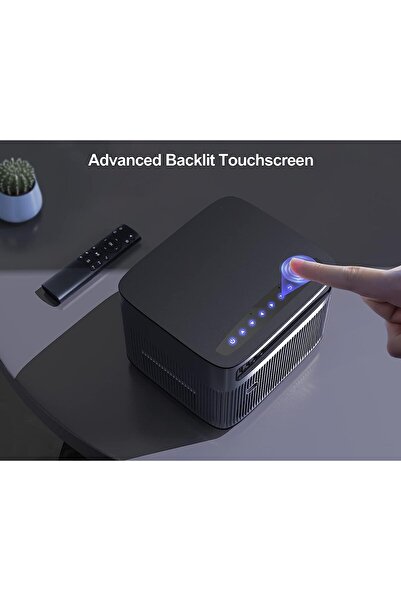 WiMiUS Βιντεοπροβολέας P64 WiFi Bluetooth Full HD 1080P, 600 ANSI Lumens 4K Υποστήριξη WiFi-6