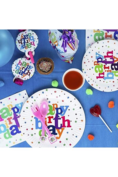 Flippy Set 10 Napkins Flippy, Happy Birthday Collection, 32 x 32 cm, Paper, Multicolor