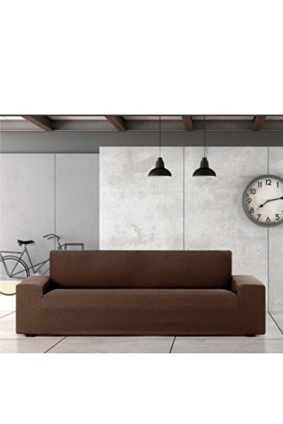 eysa Elastic Sofa Cover 2-Seater, Troya, C/7 Brown
