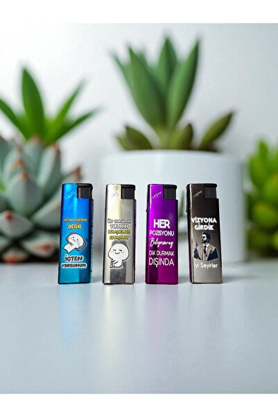 Kiri Baskılı manyetolu turbolu çakmak model 11