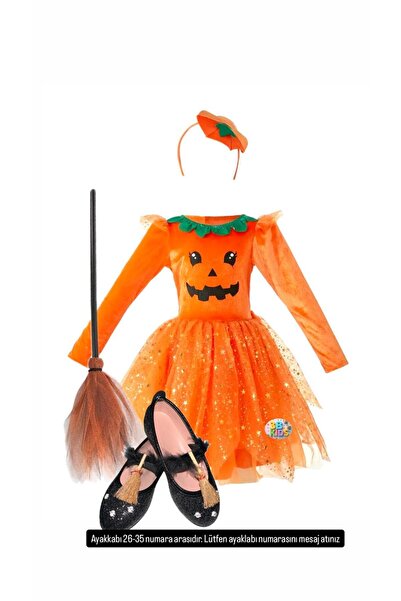 3b kids дівчача костюм на Хелловін з гарбузом помаранчевого кольору + корона ...