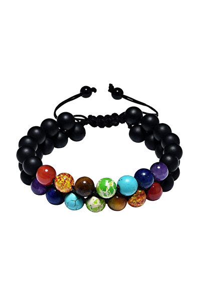 Choice أساور 3 شقرا من بلورات الشفاء وحبات حجر اليوجا والتأمل والاسترخاء والق...