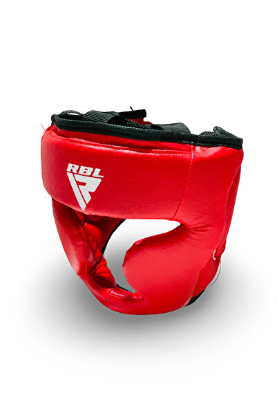 RUBBEL RBL-39 YAŞ 9-14 ARASI ÇOCUKLAR İÇİN Amatör Yarışma Modeli KIRMIZI Boks Kaskı Baş Koruyucu
