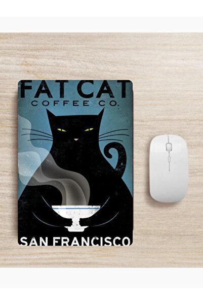 Cemira Ποντίκι με σχέδιο Fat Cat Coffee