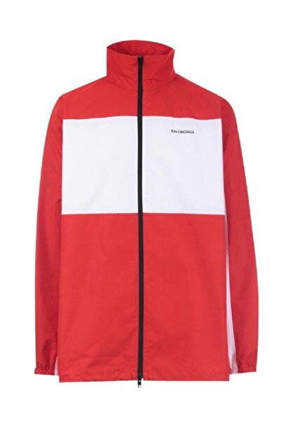 OEM Hanorac, Oversized Track Jacket, Red