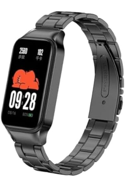 O Ozone Metal Strap for Xiaomi Redmi Smart Band 2 -Black