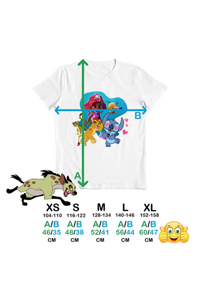 OEM Children's T-shirt for Boys Ariel Stitch Guard Felina Fuli Kion