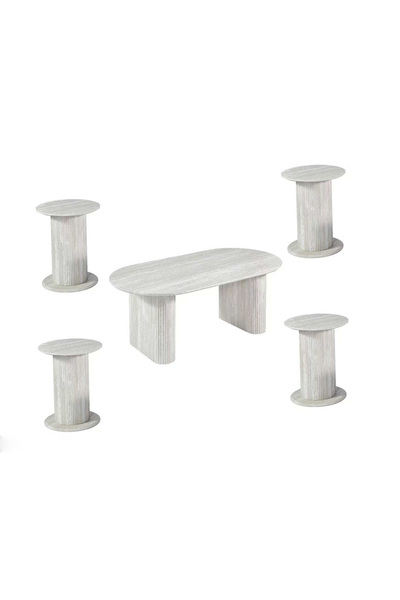 DEC15 4+1 service tables with a unique and distinctive design