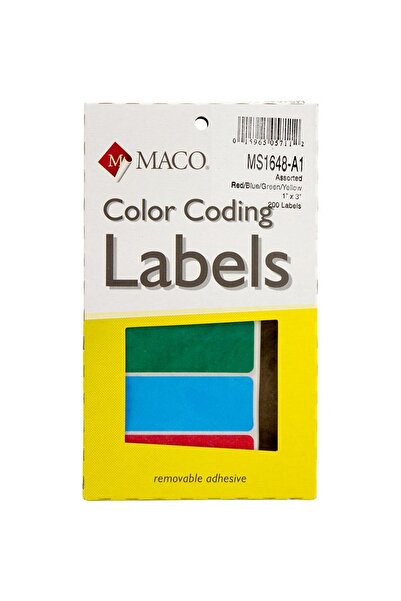 Maco ملصقات ترميز الألوان