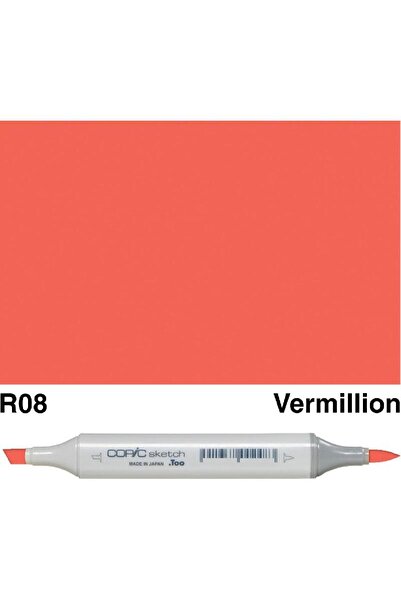 Copic Sketch R-08 Graphic Art Marker Vermillion