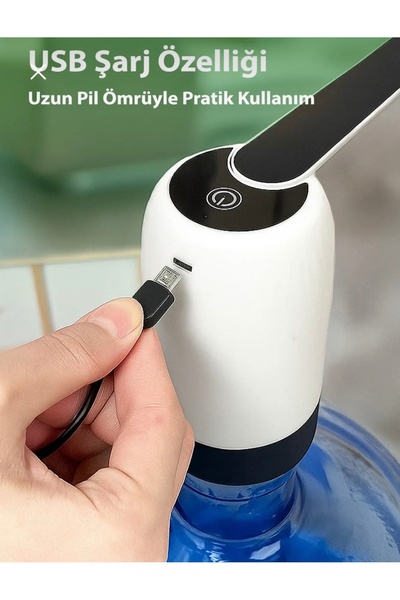 Kivi KWP-8513 Şarjlı Su Pompası – USB Şarjlı, 800 mAh, BPA İçermez