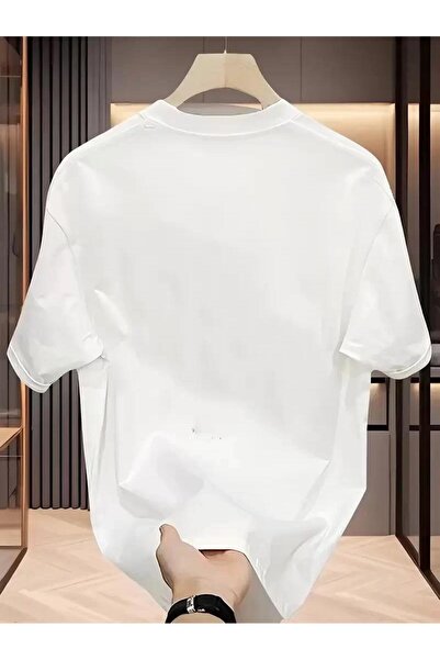 modamtn Comfortable Crew Neck T-Shirt, Creative Cartoon Print - Soft Polyester, Wearable in All Seasons- Be