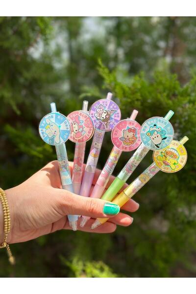 YEŞİL KIRTASİYE Sanrio Karakterler Dönen Çarklı 0.7 Uçlu Kalem 1 Adet