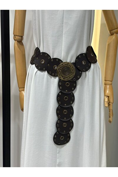 Gönülden Tasarım CUREA DE DAME DIN PIELE AUTENTICA MARO 105X8 CM