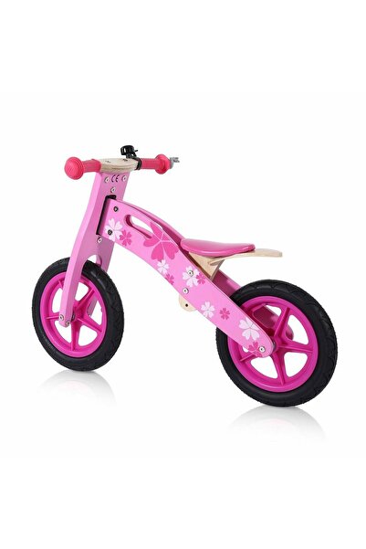 Baby Vivo Bicicleta fara pedale din lemn copii, Baby Vivo, roz
