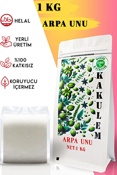 Kakulem SERTİFİKALI Ata Tohum Katkısız Arpa Unu 1 KG