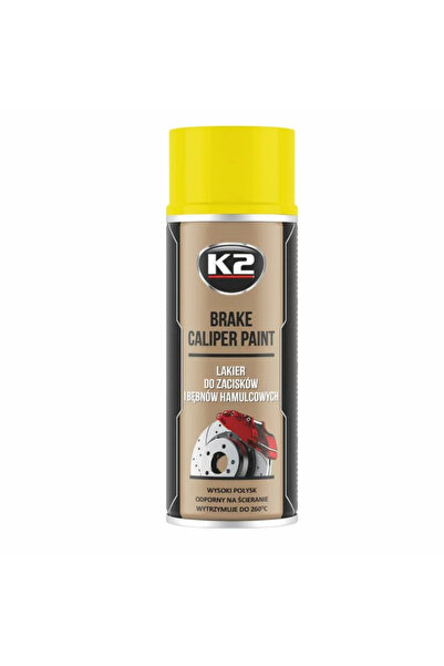 K2 Vopsea pentru etrieri frana spray K2, 400ml - Galben
