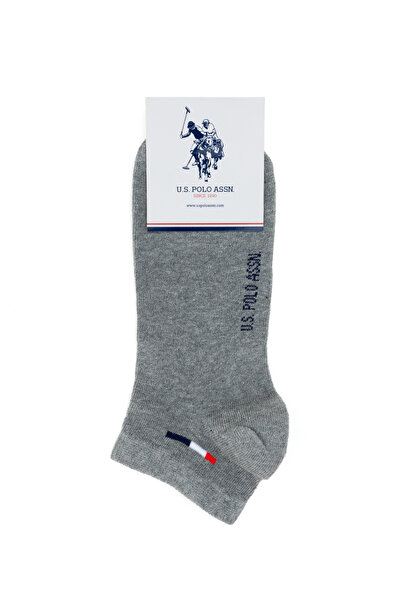 U.S. Polo Assn. Erkek Gri Melanj Çorap 50304288-VR086