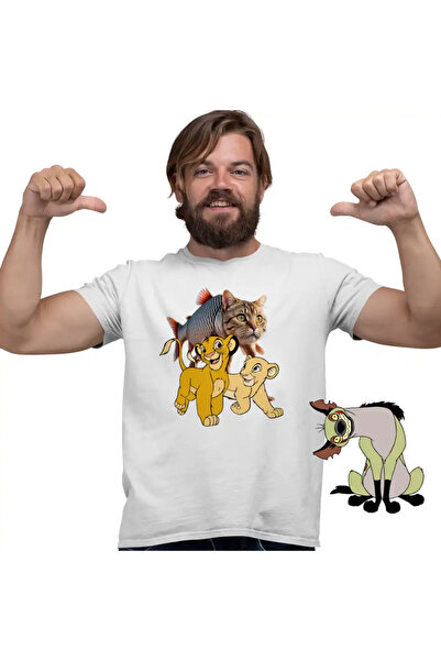 OEM Men's T-Shirt Trulimero Trulichina Cat Fish The Lion King Simba
