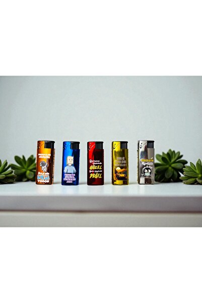 Kiri Baskılı manyetolu turbolu çakmak model 6