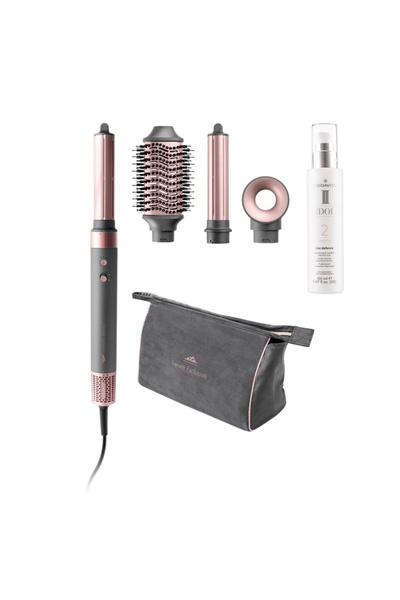 ETA Fenite Exclusive Liss Defense 0323 90000 Multistyler Curler, 1400 W, Turbo Booster motor, gray