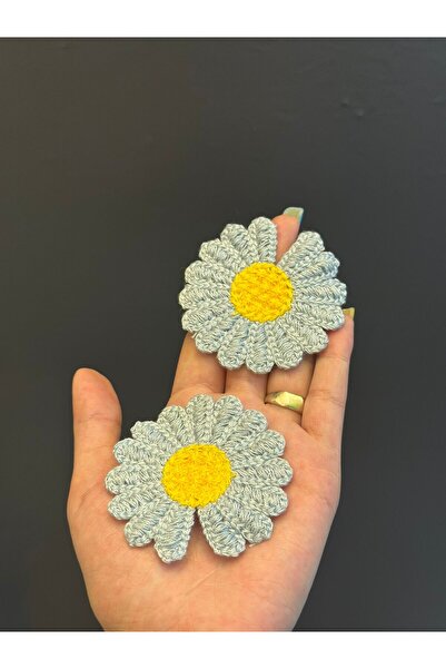 Gönülden Tasarım SET DE 2 PIESE DE TRICO FLORENTINE 6X6 CM ALBASTRU