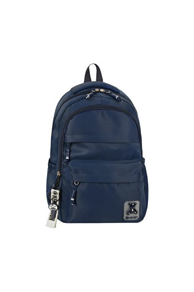 BLACK Water Repellent Anti-Sweat Fabric Cover Multi-Compartment High School and Middle School Unisex Backpack Daily Special Fabric