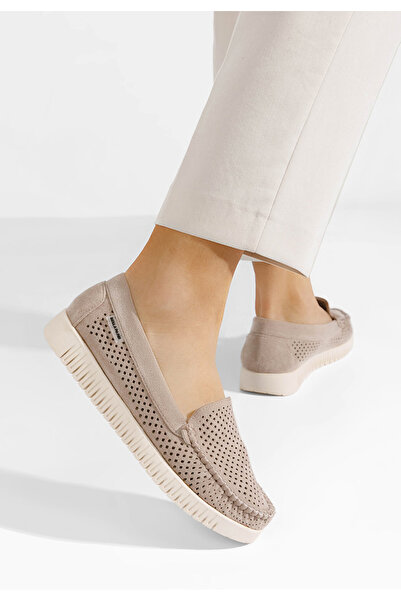 B T Shoes Women's summer loafers Lynna V7 beige