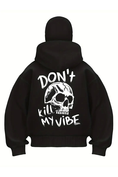 1blood Dont Kill My Vibe cu imprimeu Ninja cu mască de zăpadă unisex Swea tricou Cardigan