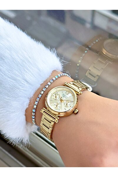 Ferrucci FUNCTION GOLD KADIN METAL KOL SAATİ