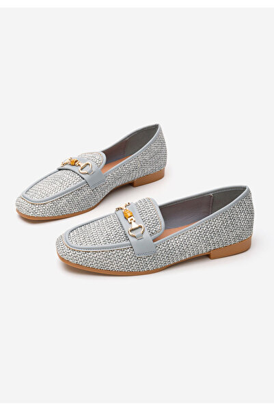 B T Shoes Modré mokasíny dámske Krystina