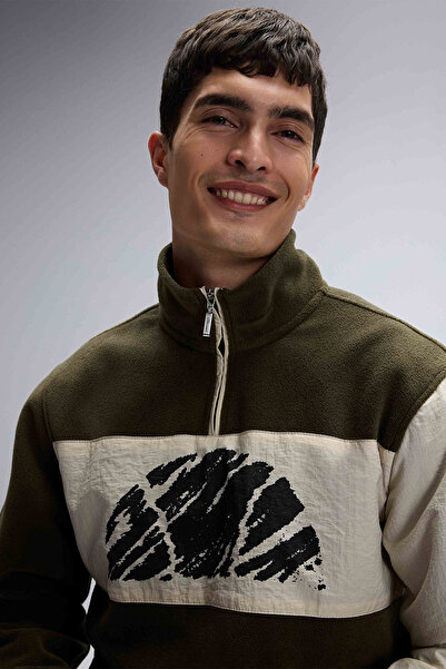 Ellesse Men's Half Zipper Sweat Em519-Kh