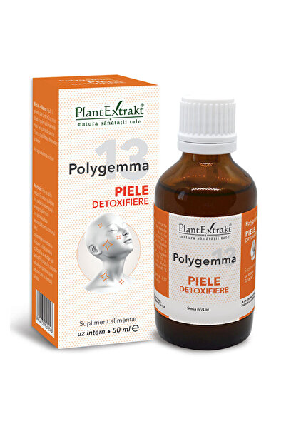 Other Sirop Polygemma 13 Piele Detoxifiere, 50ml, Plant Extrakt