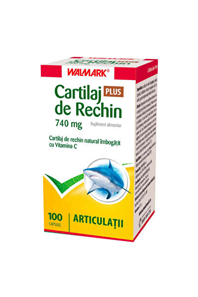 Other Cartilaj De Rechin Plus 740mg + Vitamina C, 100 Capsule, Walmark