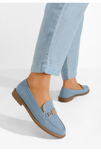 B T Shoes Μοκασίνια γυναικεια Almatea Τζιν