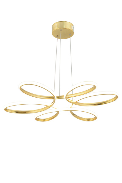 Capella Aydınlatma Salvio Kumandalı Krom 3 Renk Işık Özellikli Modern Kaplama Sarkıt Led Avize Salon Avize