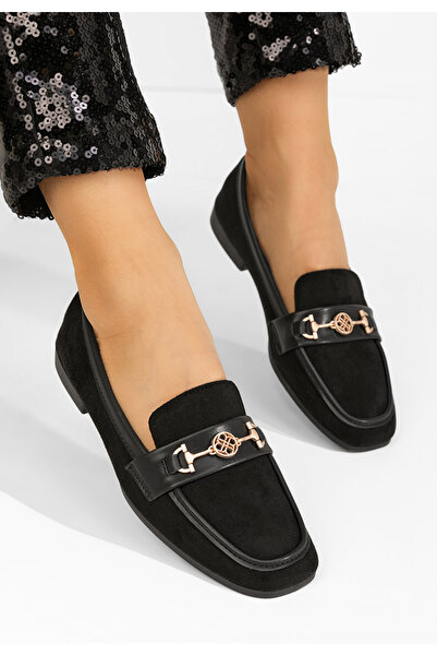 B T Shoes Čierne mokasíny dámske Carroll