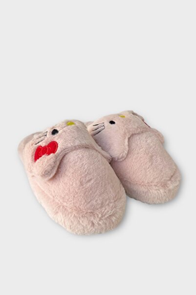 Liger Χειμερινά γυναικεία παπούτσια για το σπίτι με αντιολισθητική σόλα με φιγούρα HelloKitty Panduf PUDRA