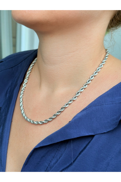 GİS JEWELRY قلادة من الفولاذ طراز بورغو من كيويمتشر