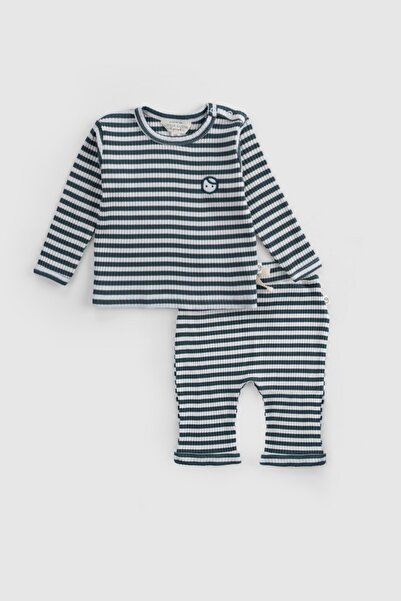 Little Gusto Organic Cotton Camisole Modal Green Baby Set