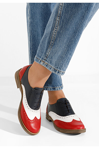 B T Shoes Pantofi dama brogue Emily multicolori