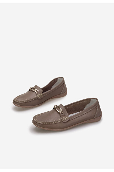 B T Shoes Khaki kožené mokasiny Celetina