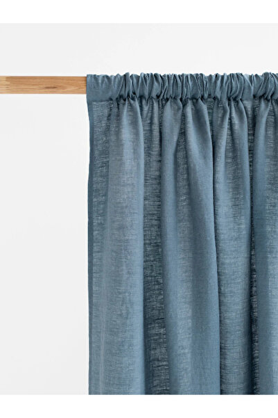 KÜTÜKhouse Rod Pocket Curtain Blue 200X230 cm One Piece
