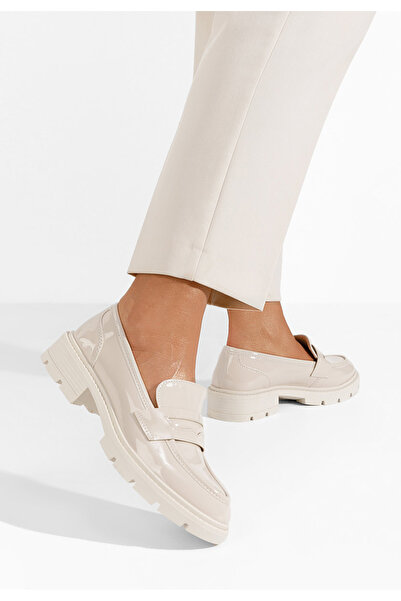 B T Shoes Béžové mokasíny dámske Oprah