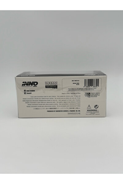 Inno 64 Models Inno64 1/64 Nissan 180SX, black