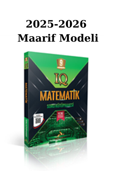 paraf yayınları Paraf 9. Sınıf Matematik Iq Soru Kütüphanesi 2025/26 Maarif M...