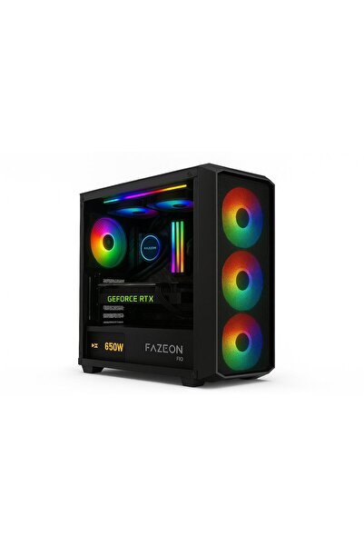 FAZEON DFS Gaming SEER RYZEN 7 5700X-B550M-RTX 4060 8GB-32GB RAM-1TB M.2 SSD-...