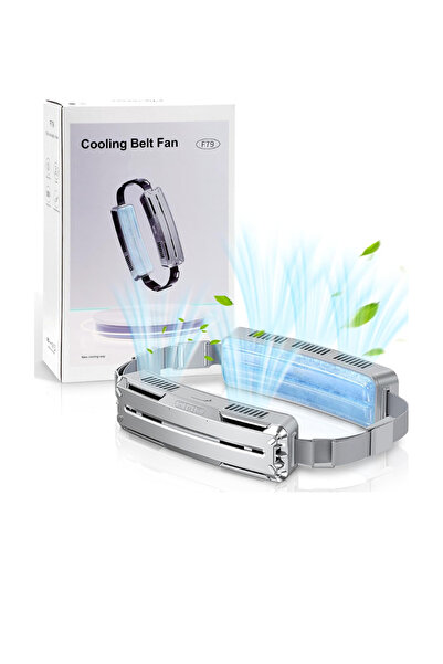 Generic Wearable Waist Fan with PCM Cooling–Body Fan with 3 Speeds, 5000mAh Rechargeable Battery,20H Runtime