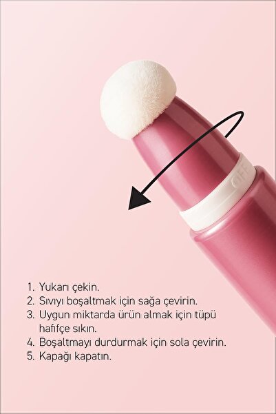 Alix Avien Yoğun Pigmentli E Vitaminli Mat Bitişli Kremsi Likit Allık - Liquid Blusher 02 Elegant Pink