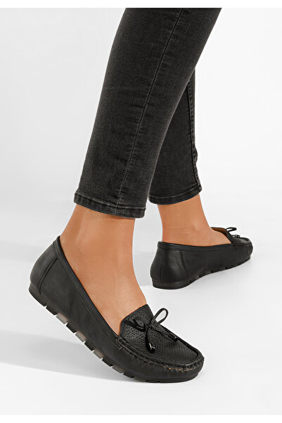 B T Shoes Μοκασίνια γυναικεια Tarragona μαύρα